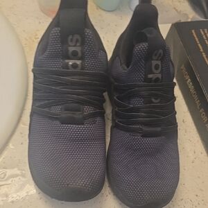 Adidas Men's Black and Gray Athletic Shoes